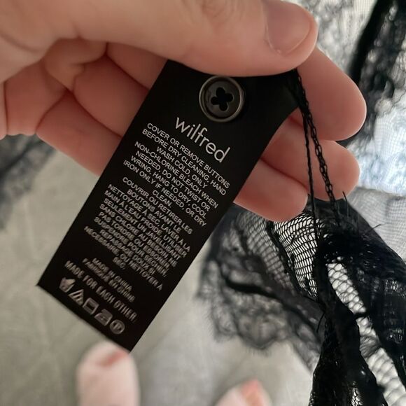 Aritzia Black Lace Maxi Dress - Picture 3 of 11